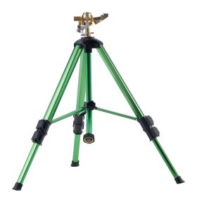 VEVOR Impact Sprinkler on Tripod Base, Heavy Duty Tripod Sprinklers with Brass Head & 3/4" Connector